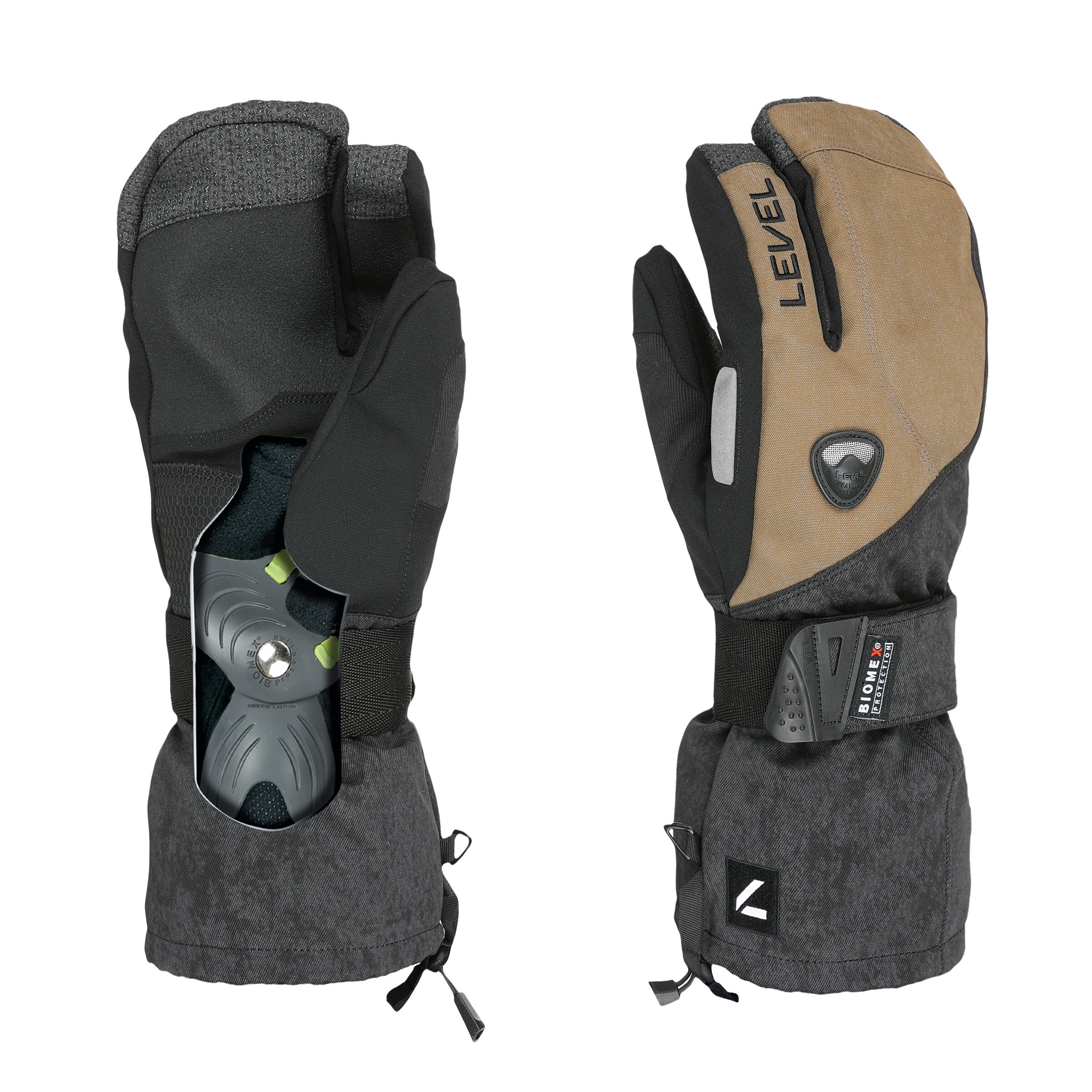 Man snowboarding – Level Gloves