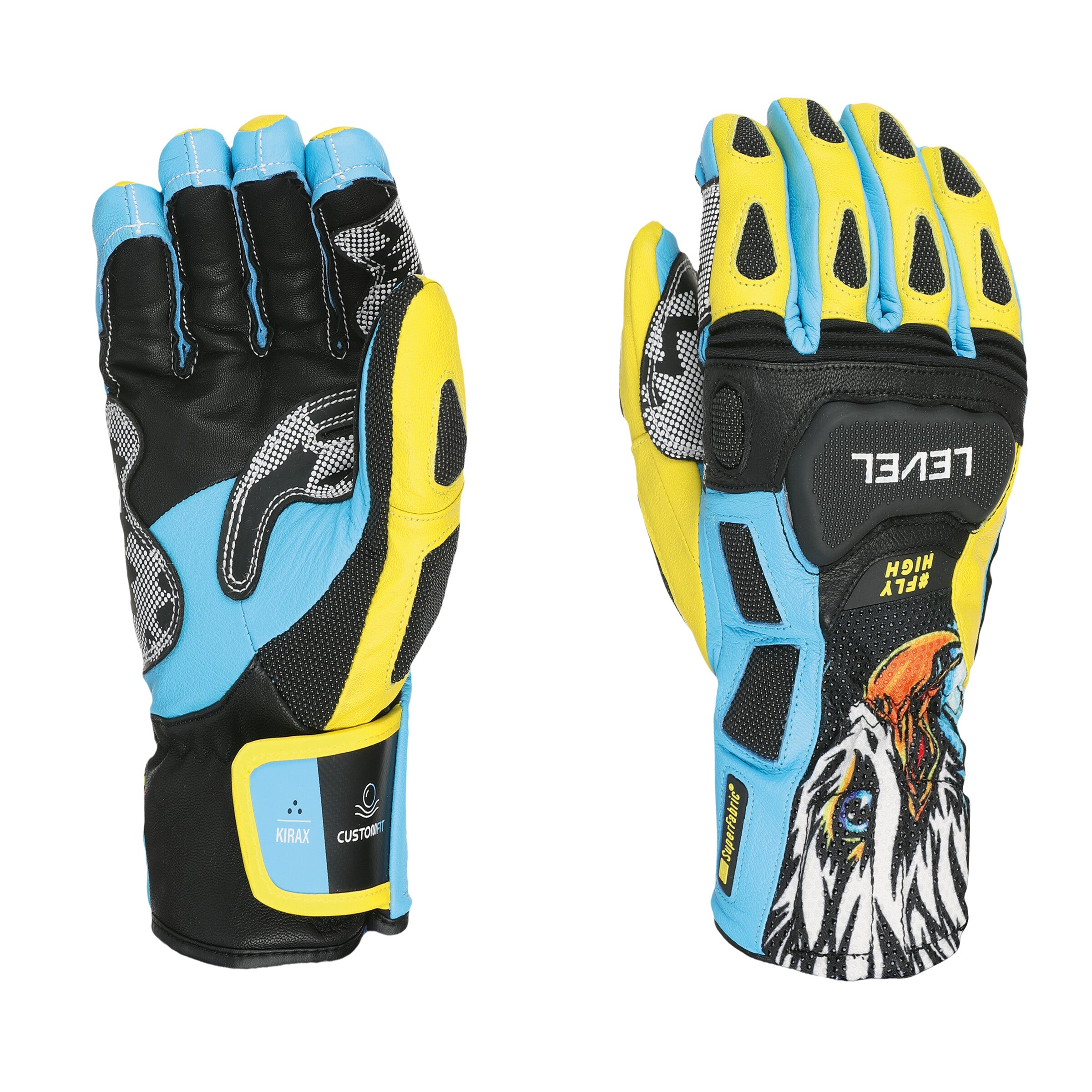 LEVEL レベル SQ CF スキーグローブ レーシング サイズ9 (L) SQ CF Glove – Level Gloves